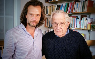 BS08_Denis-with-Noam-Chomsky